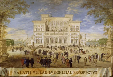 ボルゲーゼ公園の眺め